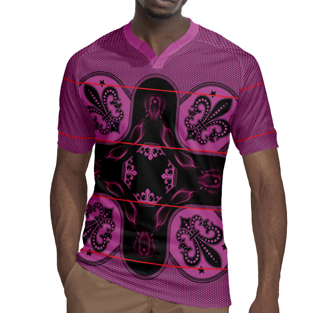 Bafokeng Rabbit Crown Palesa ea kharanium Rugby Jersey Pink Seanamarena Basotho Blanket Inspired