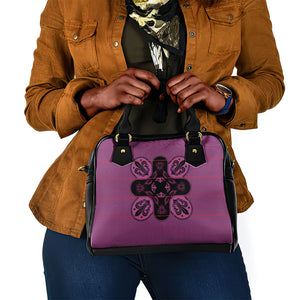 Bafokeng Rabbit Crown Palesa ea kharanium Shoulder Handbag Pink Seanamarena Basotho Blanket Inspired