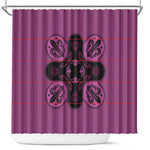 Bafokeng Rabbit Crown Palesa ea kharanium Shower Curtain Pink Seanamarena Basotho Blanket Inspired