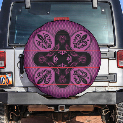 Bafokeng Rabbit Crown Palesa ea kharanium Spare Tire Cover Pink Seanamarena Basotho Blanket Inspired