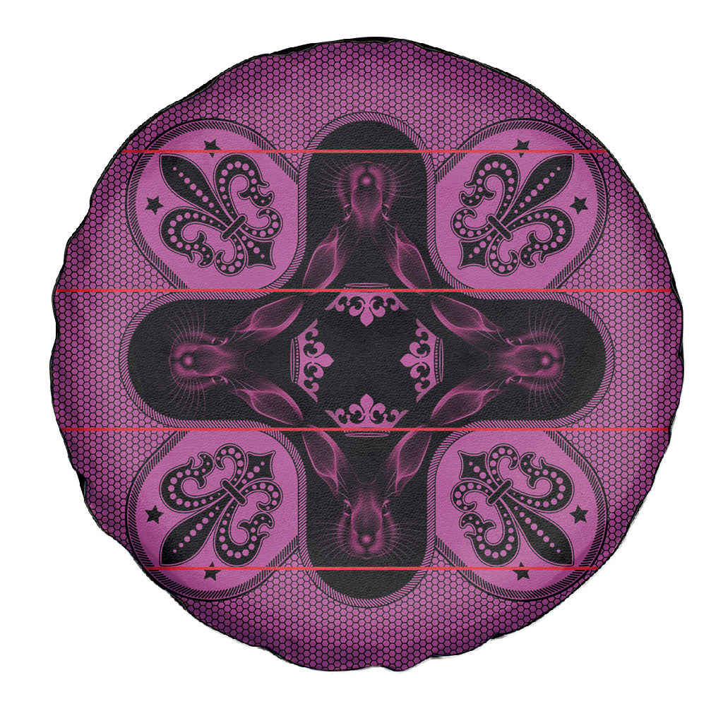 Bafokeng Rabbit Crown Palesa ea kharanium Spare Tire Cover Pink Seanamarena Basotho Blanket Inspired