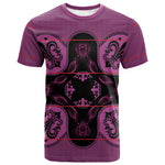 Bafokeng Rabbit Crown Palesa ea kharanium T shirt Pink Seanamarena Basotho Blanket Inspired