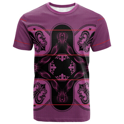 Bafokeng Rabbit Crown Palesa ea kharanium T shirt Pink Seanamarena Basotho Blanket Inspired