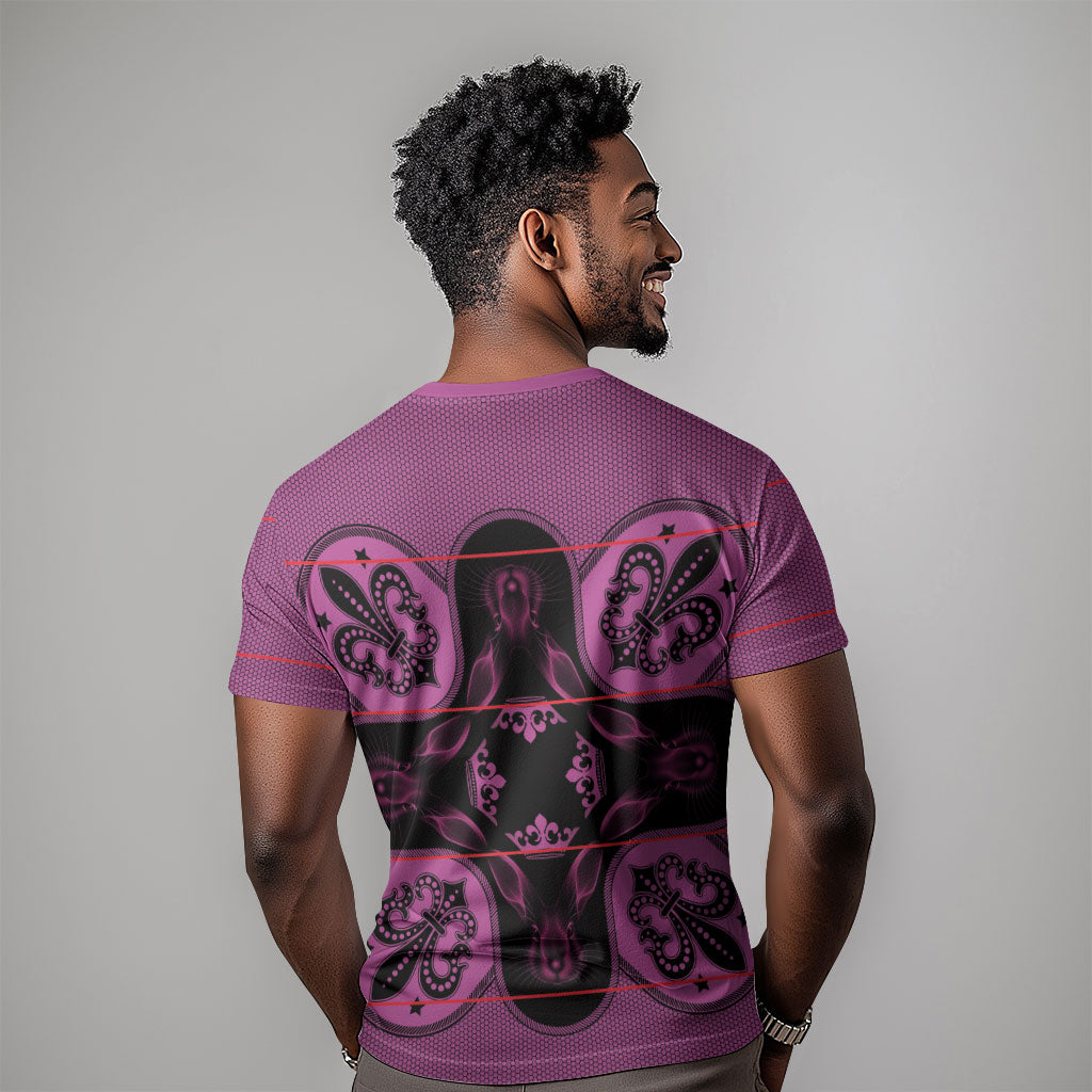 Bafokeng Rabbit Crown Palesa ea kharanium T shirt Pink Seanamarena Basotho Blanket Inspired