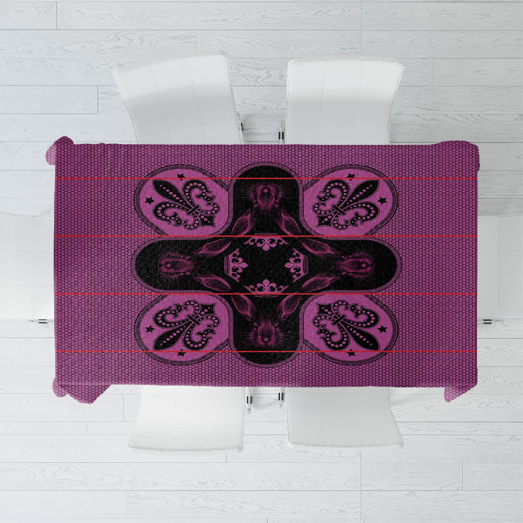 Bafokeng Rabbit Crown Palesa ea kharanium Tablecloth Pink Seanamarena Basotho Blanket Inspired