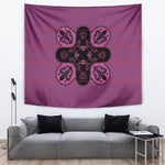 Bafokeng Rabbit Crown Palesa ea kharanium Tapestry Pink Seanamarena Basotho Blanket Inspired
