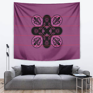 Bafokeng Rabbit Crown Palesa ea kharanium Tapestry Pink Seanamarena Basotho Blanket Inspired