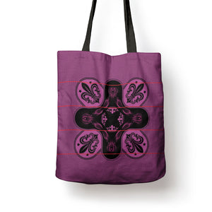 Bafokeng Rabbit Crown Palesa ea kharanium Tote Bag Pink Seanamarena Basotho Blanket Inspired