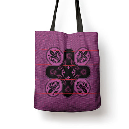 Bafokeng Rabbit Crown Palesa ea kharanium Tote Bag Pink Seanamarena Basotho Blanket Inspired