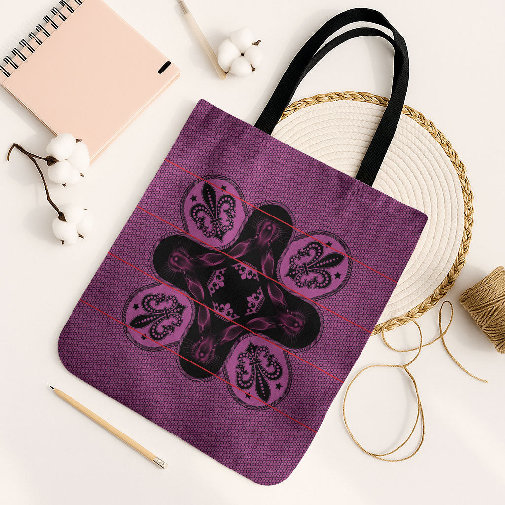 Bafokeng Rabbit Crown Palesa ea kharanium Tote Bag Pink Seanamarena Basotho Blanket Inspired
