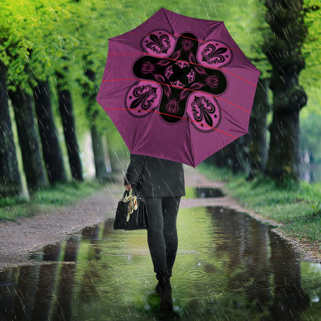 Bafokeng Rabbit Crown Palesa ea kharanium Umbrella Pink Seanamarena Basotho Blanket Inspired