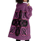 Bafokeng Rabbit Crown Palesa ea kharanium Wearable Blanket Hoodie Pink Seanamarena Basotho Blanket Inspired