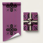 Bafokeng Rabbit Crown Palesa ea kharanium Wrapping Paper Pink Seanamarena Basotho Blanket Inspired