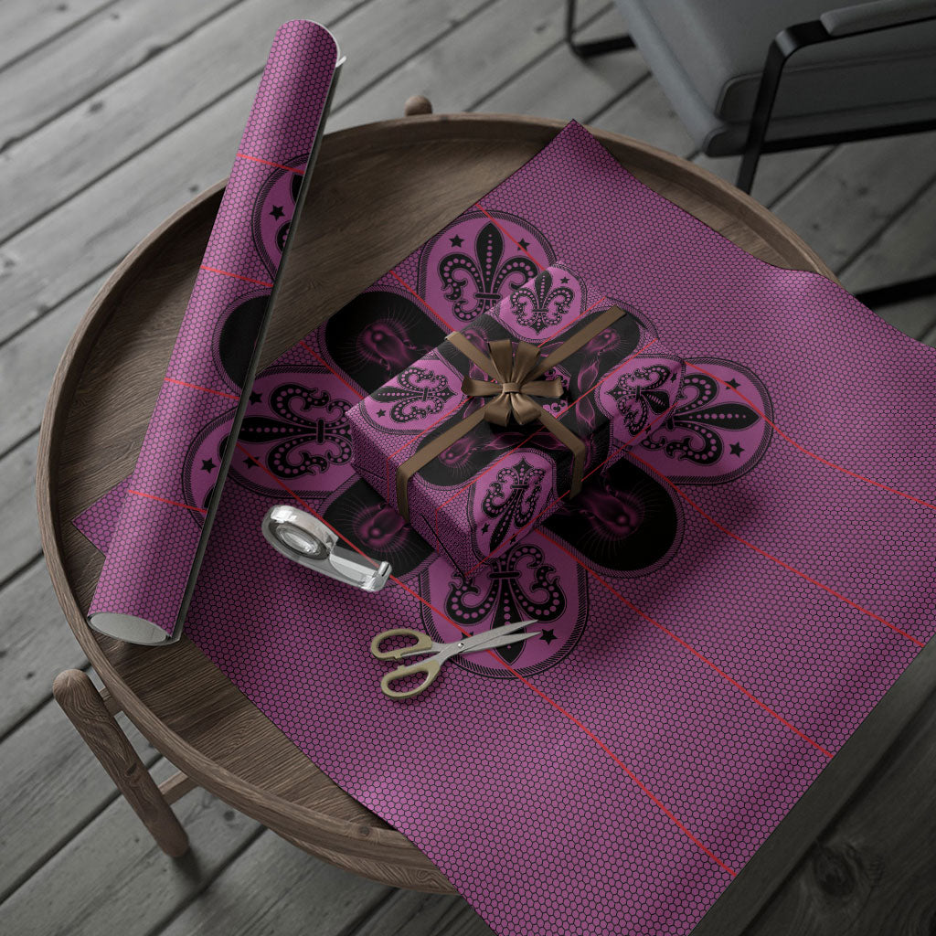 Bafokeng Rabbit Crown Palesa ea kharanium Wrapping Paper Pink Seanamarena Basotho Blanket Inspired