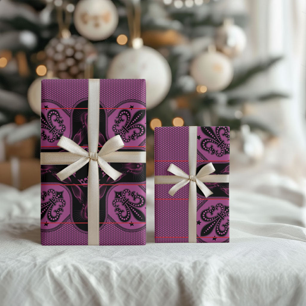 Bafokeng Rabbit Crown Palesa ea kharanium Wrapping Paper Pink Seanamarena Basotho Blanket Inspired