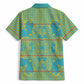 Green Hearts Crown Traditional Geometry Hawaiian Shirt Seanamarena Basotho Blanket Inspired