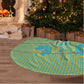 Green Hearts Crown Traditional Geometry Tree Skirt Seanamarena Basotho Blanket Inspired