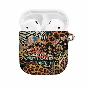 African Mixed Wild Animal Skins AirPods Case