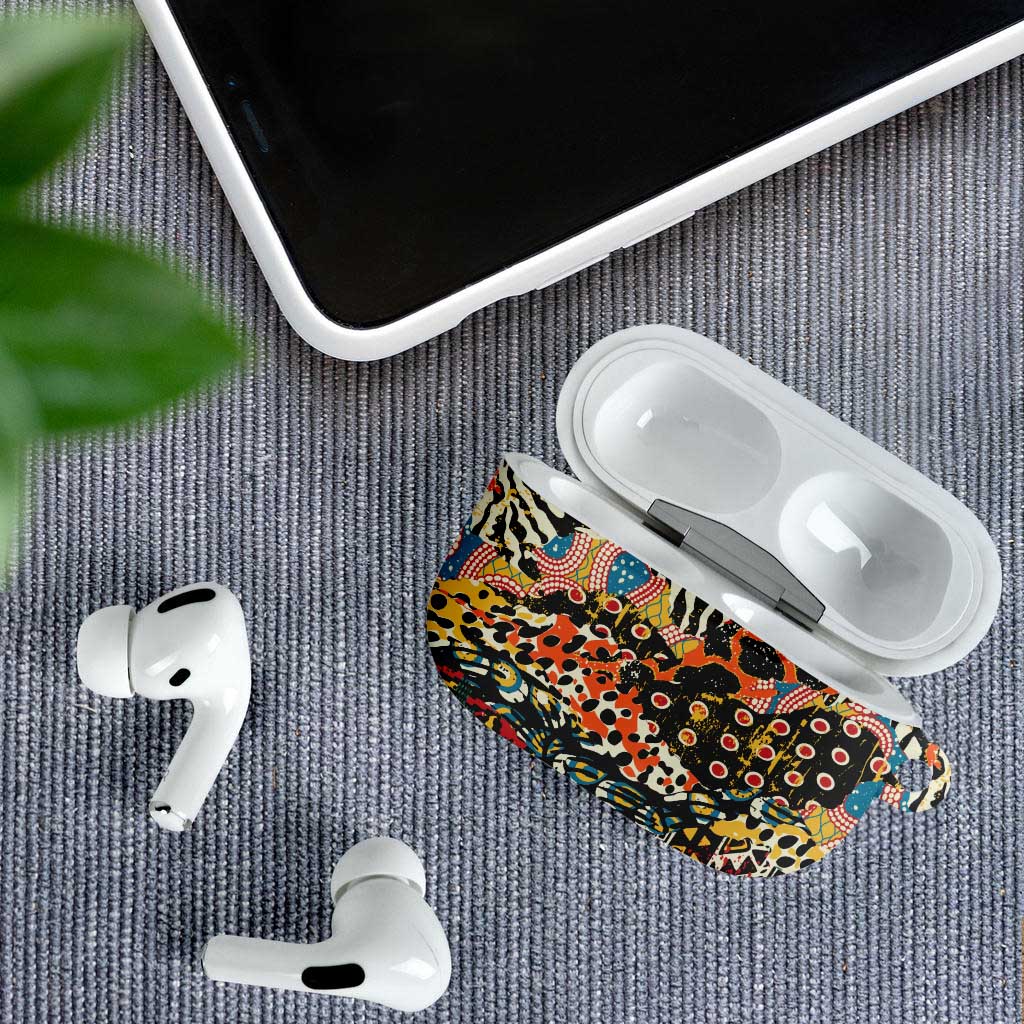 African Mixed Wild Animal Skins AirPods Case