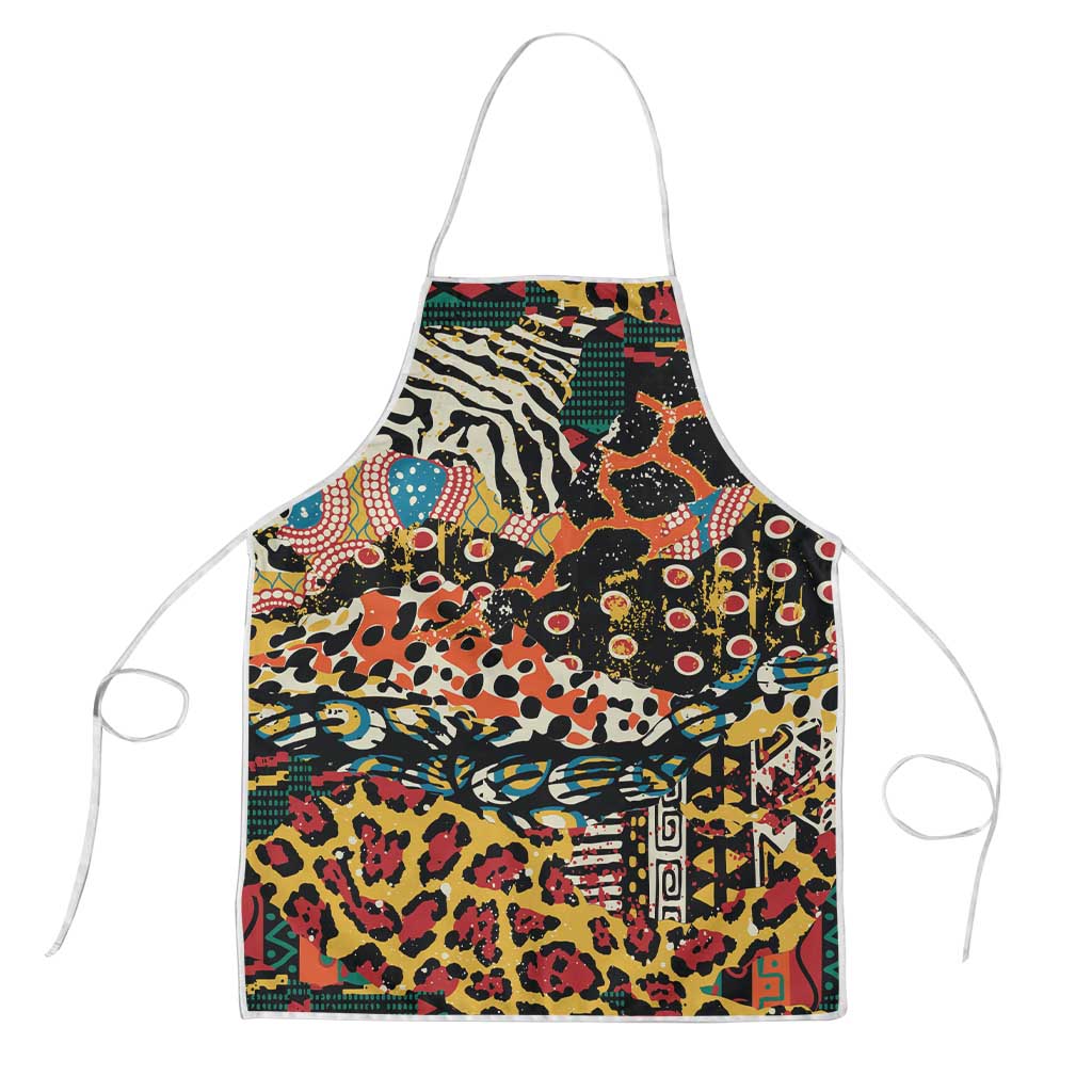 African Mixed Wild Animal Skins Apron