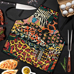 African Mixed Wild Animal Skins Apron