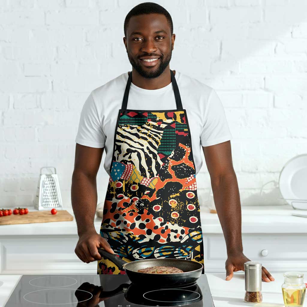 African Mixed Wild Animal Skins Apron