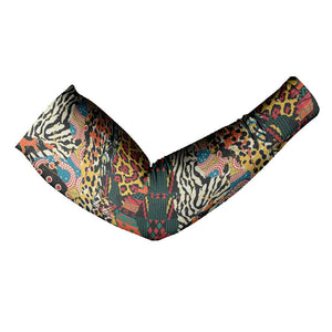 African Mixed Wild Animal Skins Arm Sleeves
