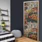 African Mixed Wild Animal Skins Door Cover