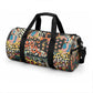 African Mixed Wild Animal Skins Duffle Bag
