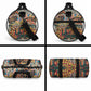 African Mixed Wild Animal Skins Duffle Bag