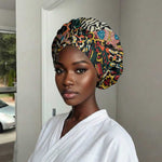 African Mixed Wild Animal Skins Easy Headwrap