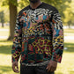 African Mixed Wild Animal Skins Hockey Jersey