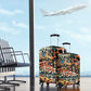 African Mixed Wild Animal Skins Luggage Cover