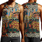 African Mixed Wild Animal Skins Men Tank Top