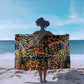 African Mixed Wild Animal Skins Sarong