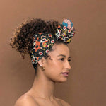 African Mixed Wild Animal Skins Simple Headwrap
