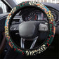 African Mixed Wild Animal Skins Steering Wheel Cover