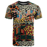 African Mixed Wild Animal Skins T shirt