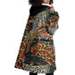 African Mixed Wild Animal Skins Wearable Blanket Hoodie