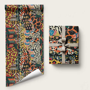 African Mixed Wild Animal Skins Wrapping Paper - African Pride