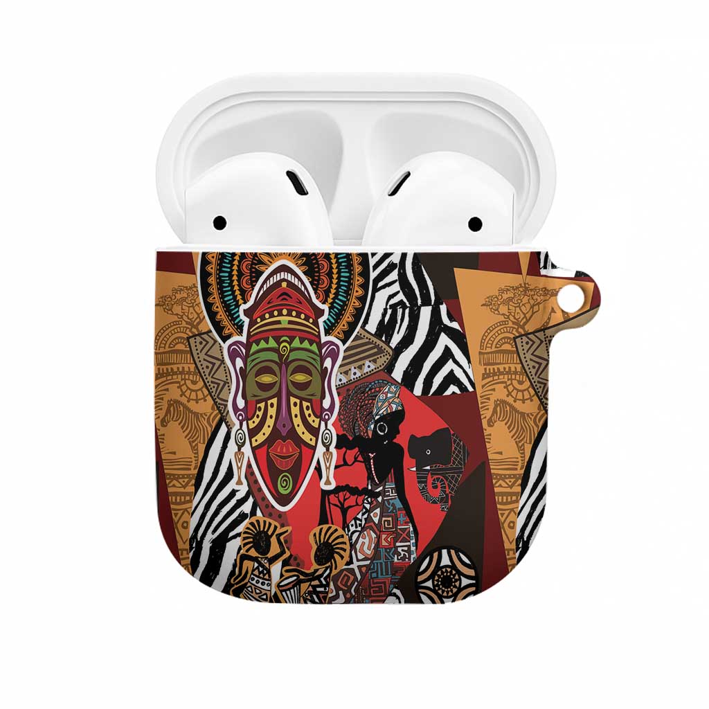 Beautiful African Women Ethnic Motifs AirPods Case