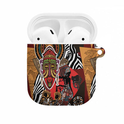 Beautiful African Women Ethnic Motifs AirPods Case