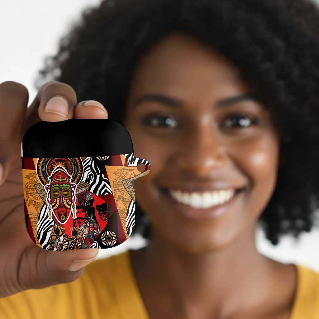 Beautiful African Women Ethnic Motifs AirPods Case