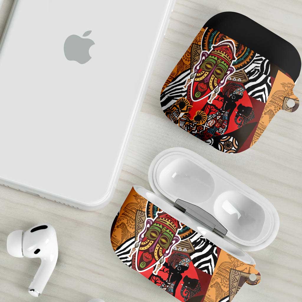 Beautiful African Women Ethnic Motifs AirPods Case