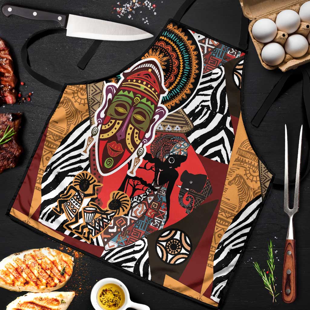 Beautiful African Women Ethnic Motifs Apron