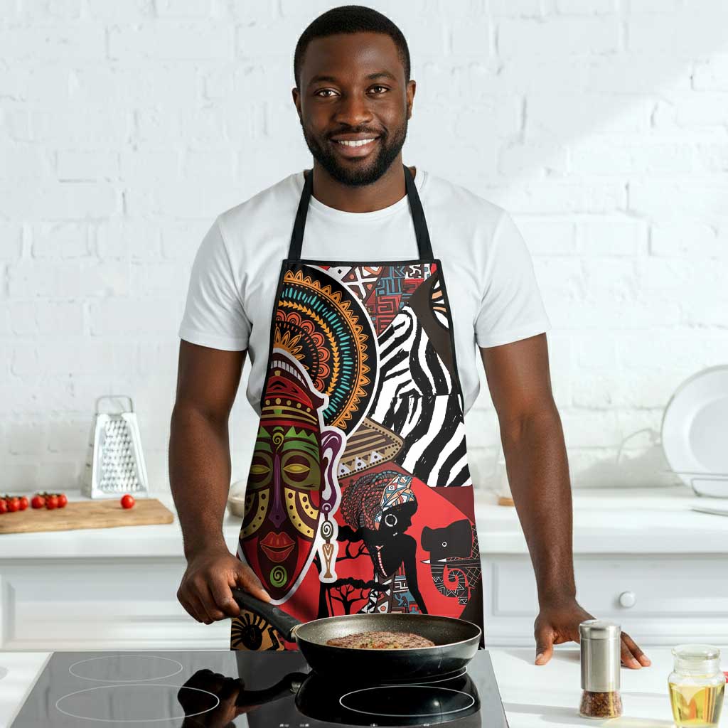 Beautiful African Women Ethnic Motifs Apron