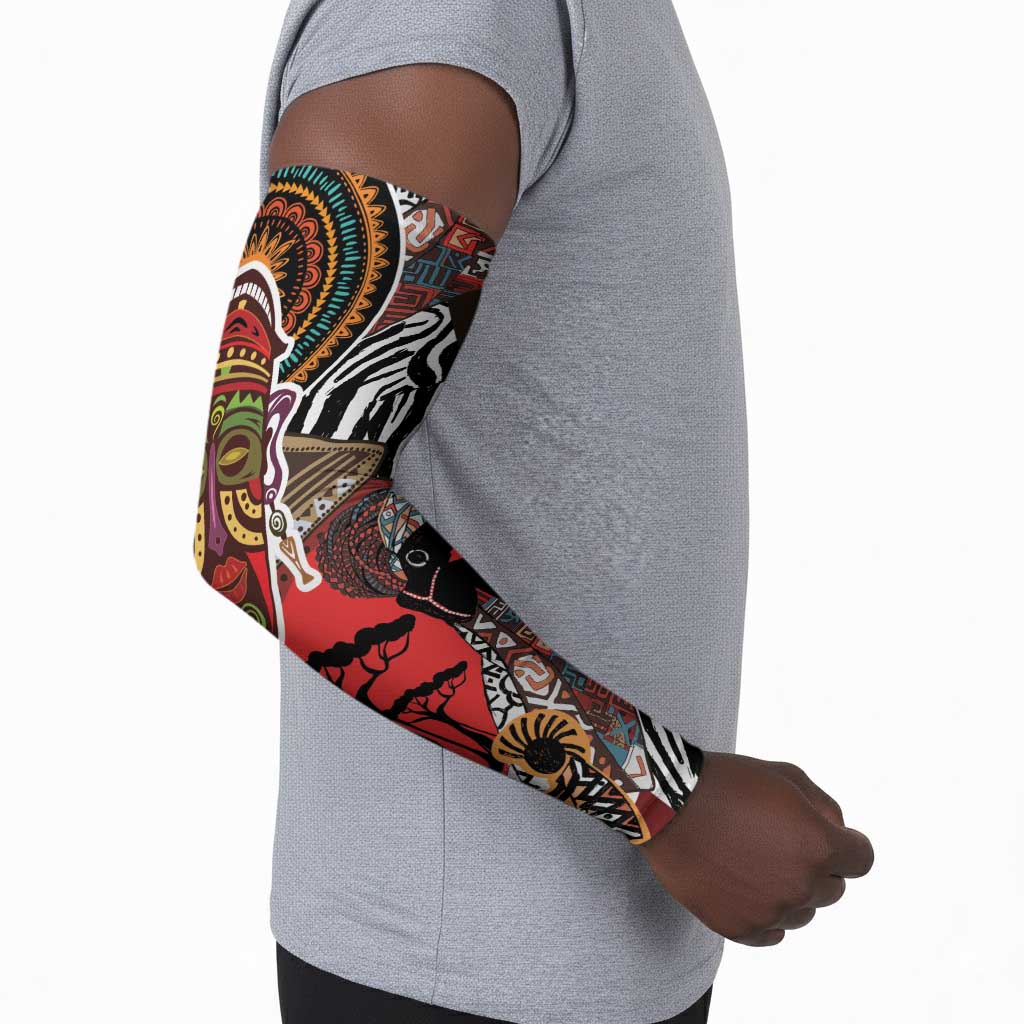 Beautiful African Women Ethnic Motifs Arm Sleeves