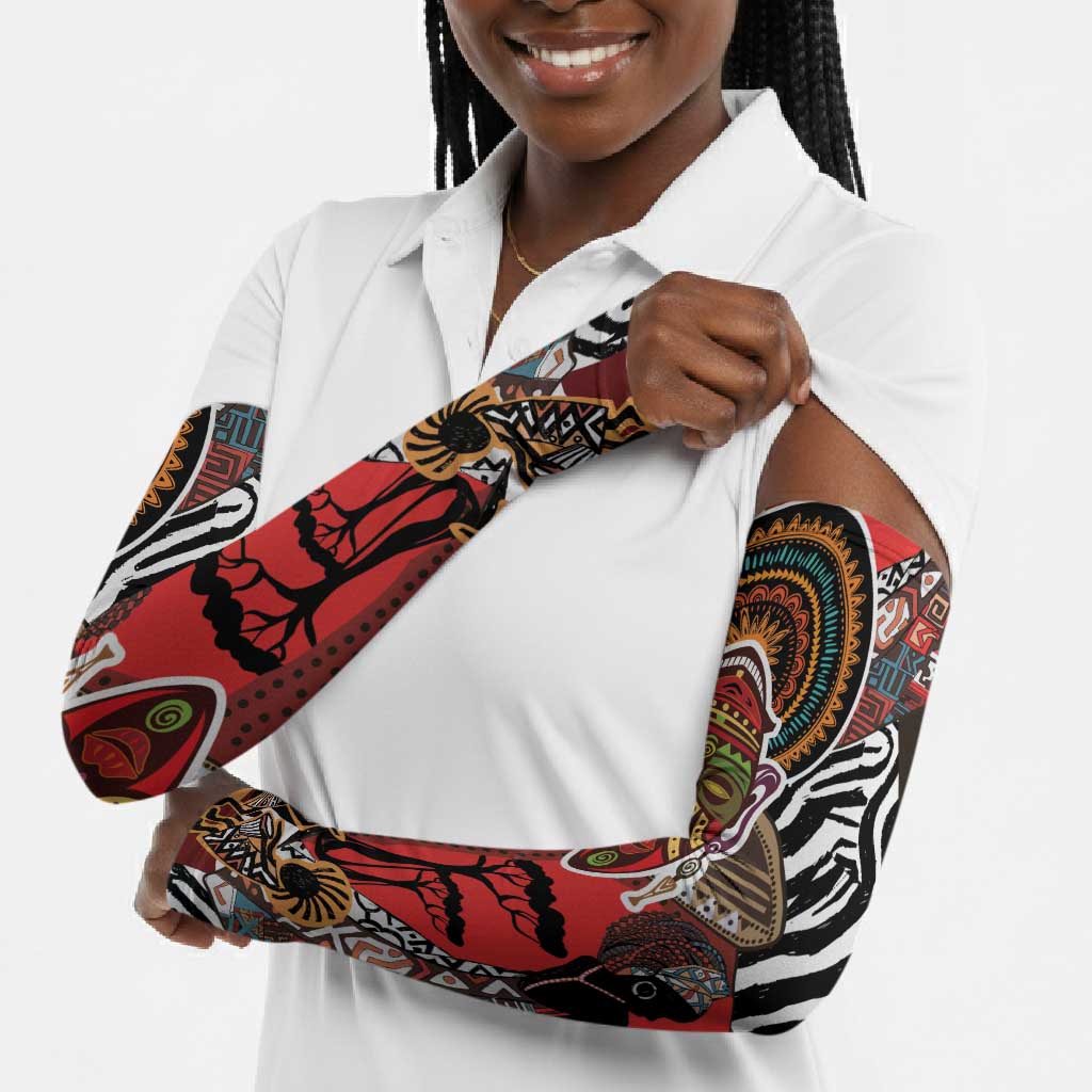 Beautiful African Women Ethnic Motifs Arm Sleeves