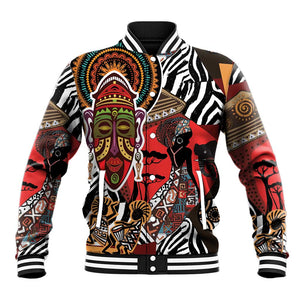 Beautiful African Women Ethnic Motifs Baseball Jacket