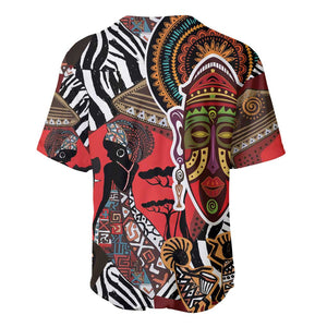 Beautiful African Women Ethnic Motifs Baseball Jersey